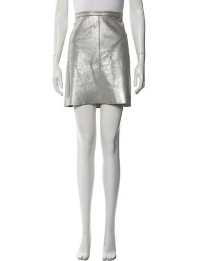 Pre-owned Marc Jacobs Leather Mini Skirt