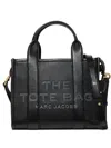 Marc Jacobs Black Leather Mini The Tote Bag Handbag