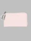 Marc Jacobs Leather Mini Wallet In Pink