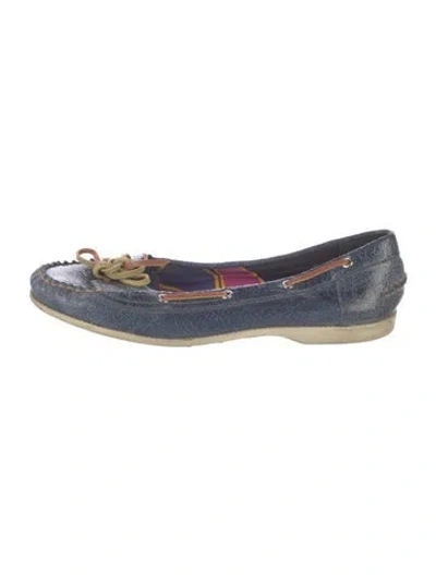 Pre-owned Marc Jacobs Leather Moccasins In Multi