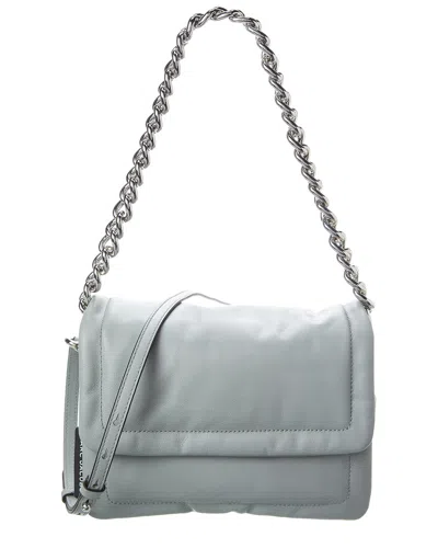 Marc Jacobs Leather Pillow Bag In Gray