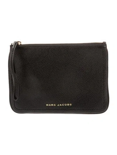 Pre-owned Marc Jacobs Leather Portfolio In Black