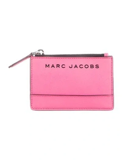 Pre-owned Marc Jacobs Leather Pouch In Pink