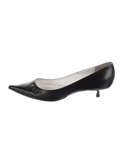 Pre-owned Marc Jacobs Leather Pumps In Black