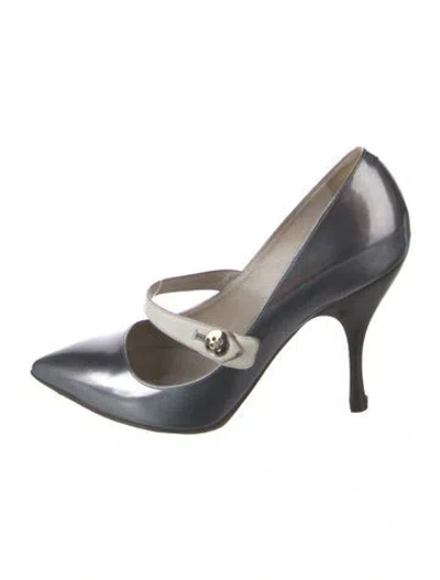 Pre-owned Marc Jacobs Leather Pumps In Silver