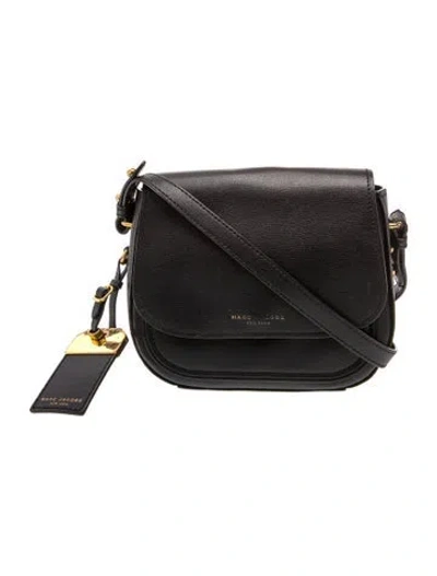 Pre-owned Marc Jacobs Leather Rider Mini In Black