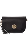 Marc Jacobs Leather Saddle Bag In Black