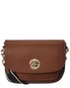 Marc Jacobs Leather Saddle Bag In Brown