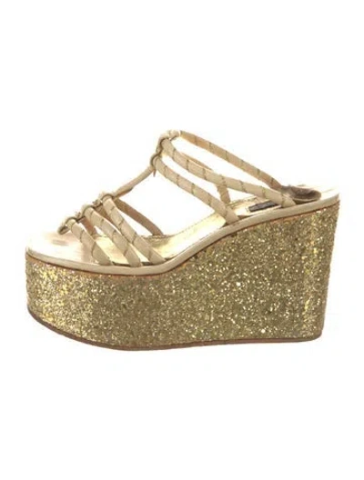 Pre-owned Marc Jacobs Leather Sandals