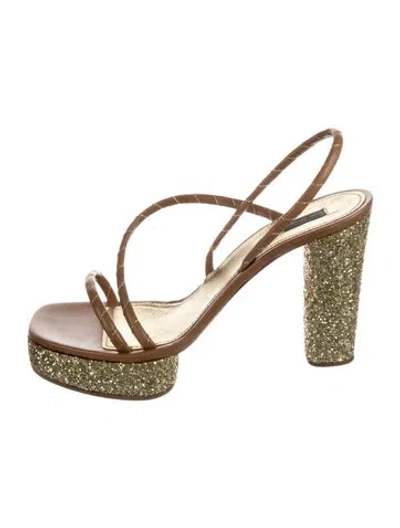 Pre-owned Marc Jacobs Leather Sandals In Brown