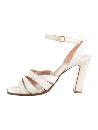 Pre-owned Marc Jacobs Leather Sandals In Neutrals