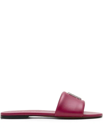Marc Jacobs Leather Sandals In Pink