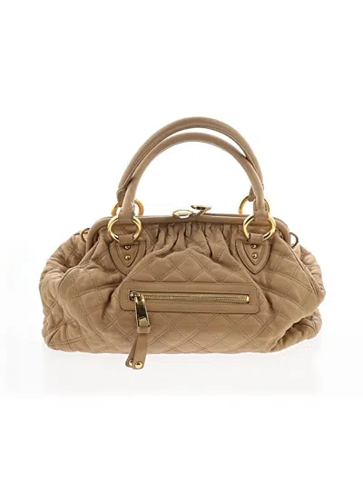 Pre-owned Marc Jacobs Leather Satchel In Brown