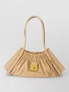 Marc Jacobs Leather Shoulder Bag In Neutral