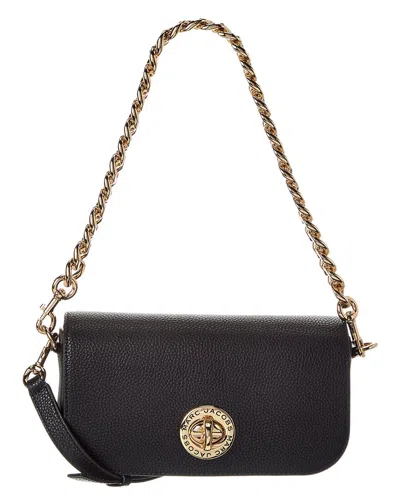Marc Jacobs Leather Shoulder Bag In Black