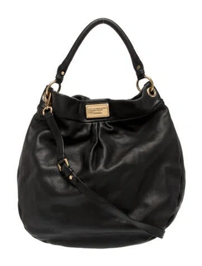 Pre-owned Marc Jacobs Leather Shoulder Bag In Black