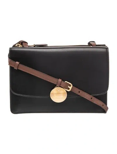 Pre-owned Marc Jacobs Leather Shoulder Bag In Black