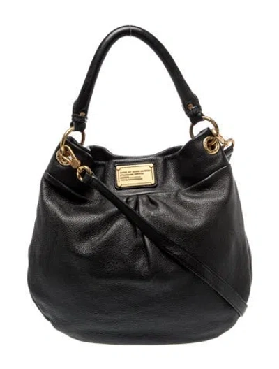 Pre-owned Marc Jacobs Leather Shoulder Bag In Black