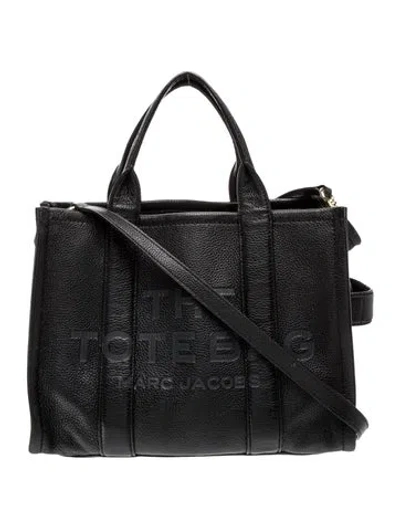 Pre-owned Marc Jacobs Leather Shoulder Bag In Black
