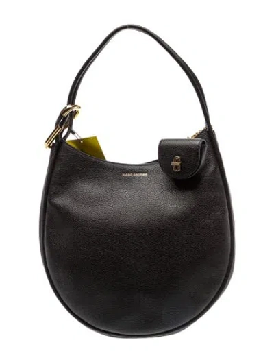 Pre-owned Marc Jacobs Leather Shoulder Bag In Black