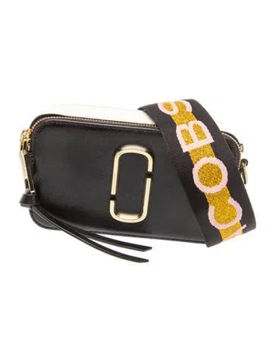 Pre-owned Marc Jacobs Leather Shoulder Bag In Black