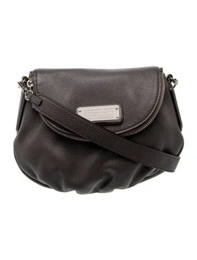 Pre-owned Marc Jacobs Leather Shoulder Bag In Black