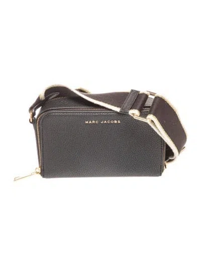 Pre-owned Marc Jacobs Leather Shoulder Bag In Black
