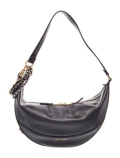 Pre-owned Marc Jacobs Leather Shoulder Bag In Black