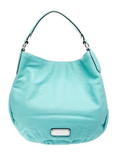 Pre-owned Marc Jacobs Leather Shoulder Bag In Blue
