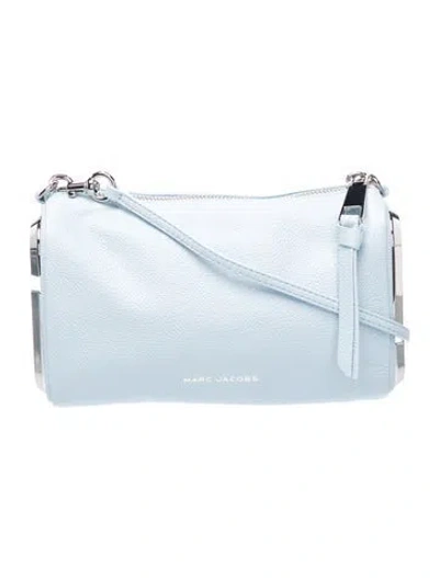 Pre-owned Marc Jacobs Leather Shoulder Bag In Blue