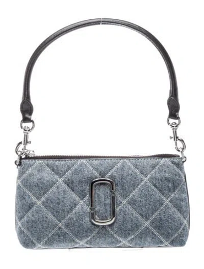 Pre-owned Marc Jacobs Leather Shoulder Bag In Blue