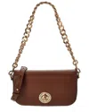Marc Jacobs Leather Shoulder Bag In Brown