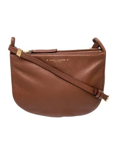 Pre-owned Marc Jacobs Leather Shoulder Bag In Brown