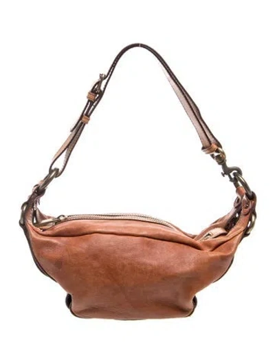 Pre-owned Marc Jacobs Leather Shoulder Bag In Brown