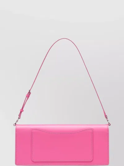 Marc Jacobs Leather Shoulder Bag Featuring Flower Cutout