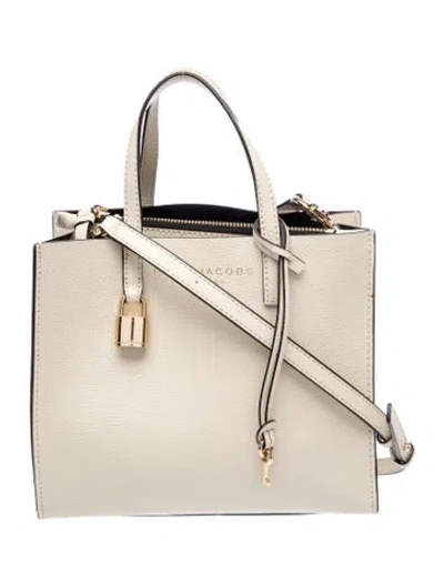 Pre-owned Marc Jacobs Leather Shoulder Bag In Gray