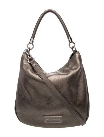 Pre-owned Marc Jacobs Leather Shoulder Bag In Gray