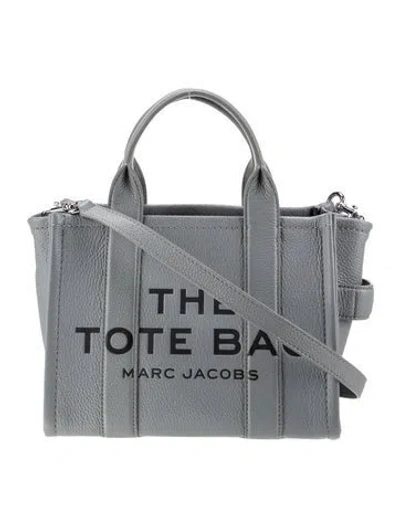 Pre-owned Marc Jacobs Leather Shoulder Bag In Gray