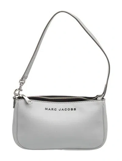 Pre-owned Marc Jacobs Leather Shoulder Bag In Gray