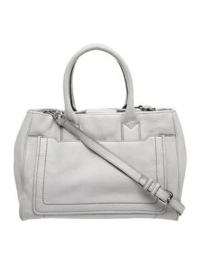 Pre-owned Marc Jacobs Leather Shoulder Bag In Gray
