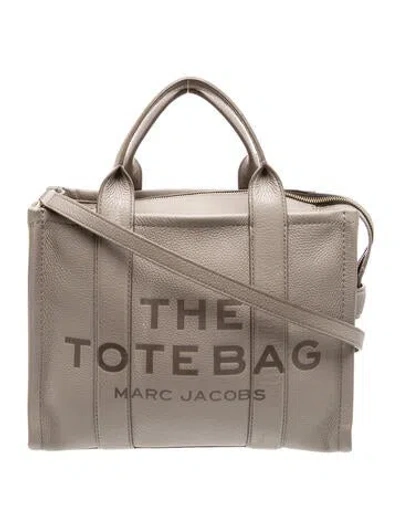 Pre-owned Marc Jacobs Leather Shoulder Bag In Gray