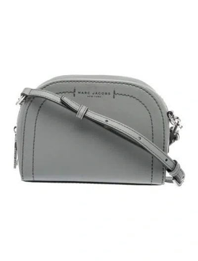Pre-owned Marc Jacobs Leather Shoulder Bag In Gray