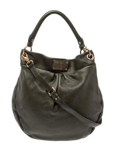 Pre-owned Marc Jacobs Leather Shoulder Bag In Green