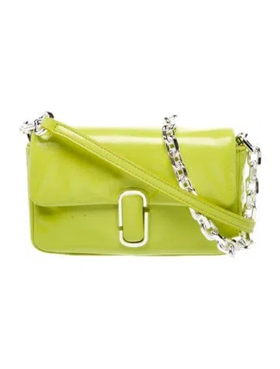 Pre-owned Marc Jacobs Leather Shoulder Bag In Green