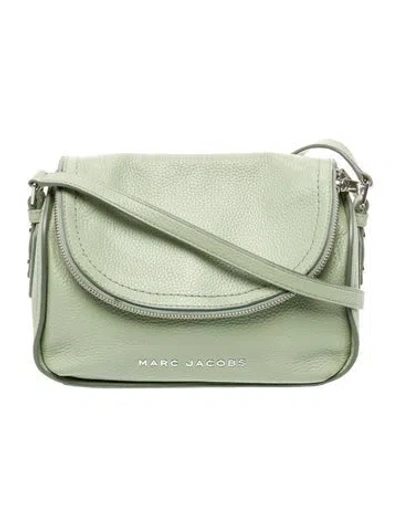 Pre-owned Marc Jacobs Leather Shoulder Bag In Green