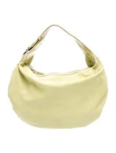 Pre-owned Marc Jacobs Leather Shoulder Bag In Green