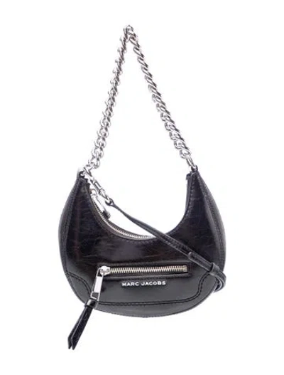Pre-owned Marc Jacobs Leather Shoulder Bag In Grey