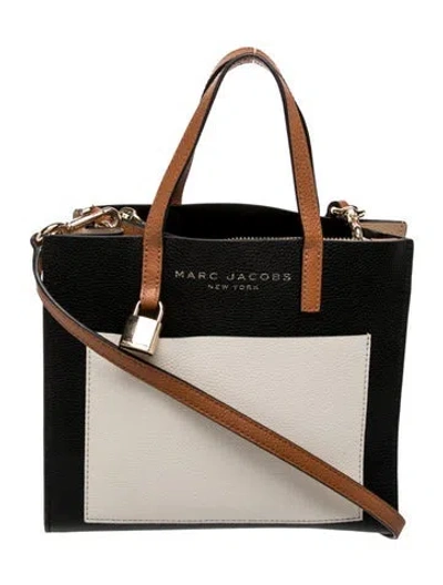 Pre-owned Marc Jacobs Leather Shoulder Bag In Neutral