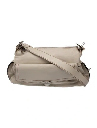 Pre-owned Marc Jacobs Leather Shoulder Bag In Neutral