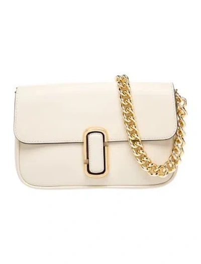 Pre-owned Marc Jacobs Leather Shoulder Bag In Neutral